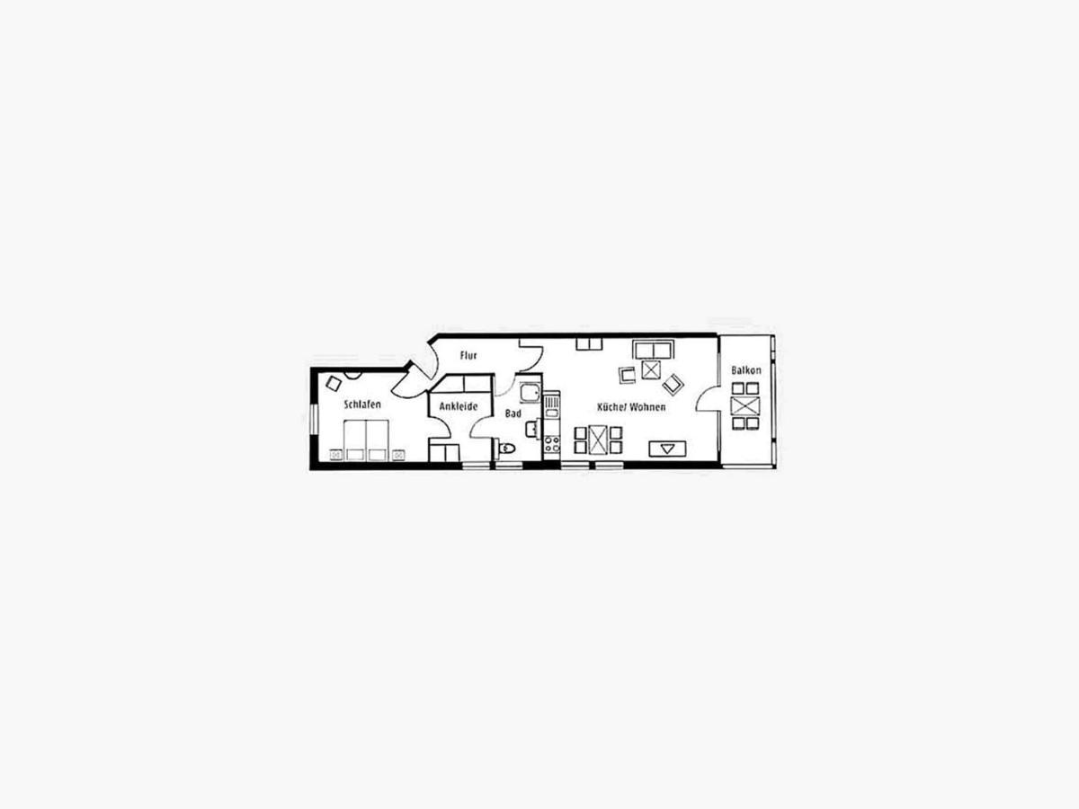 Duenenpark Binz - Komfort Ferienwohnung Mit 1 Schlafzimmer Und Balkon Im Obergeschoss 225 Екстериор снимка